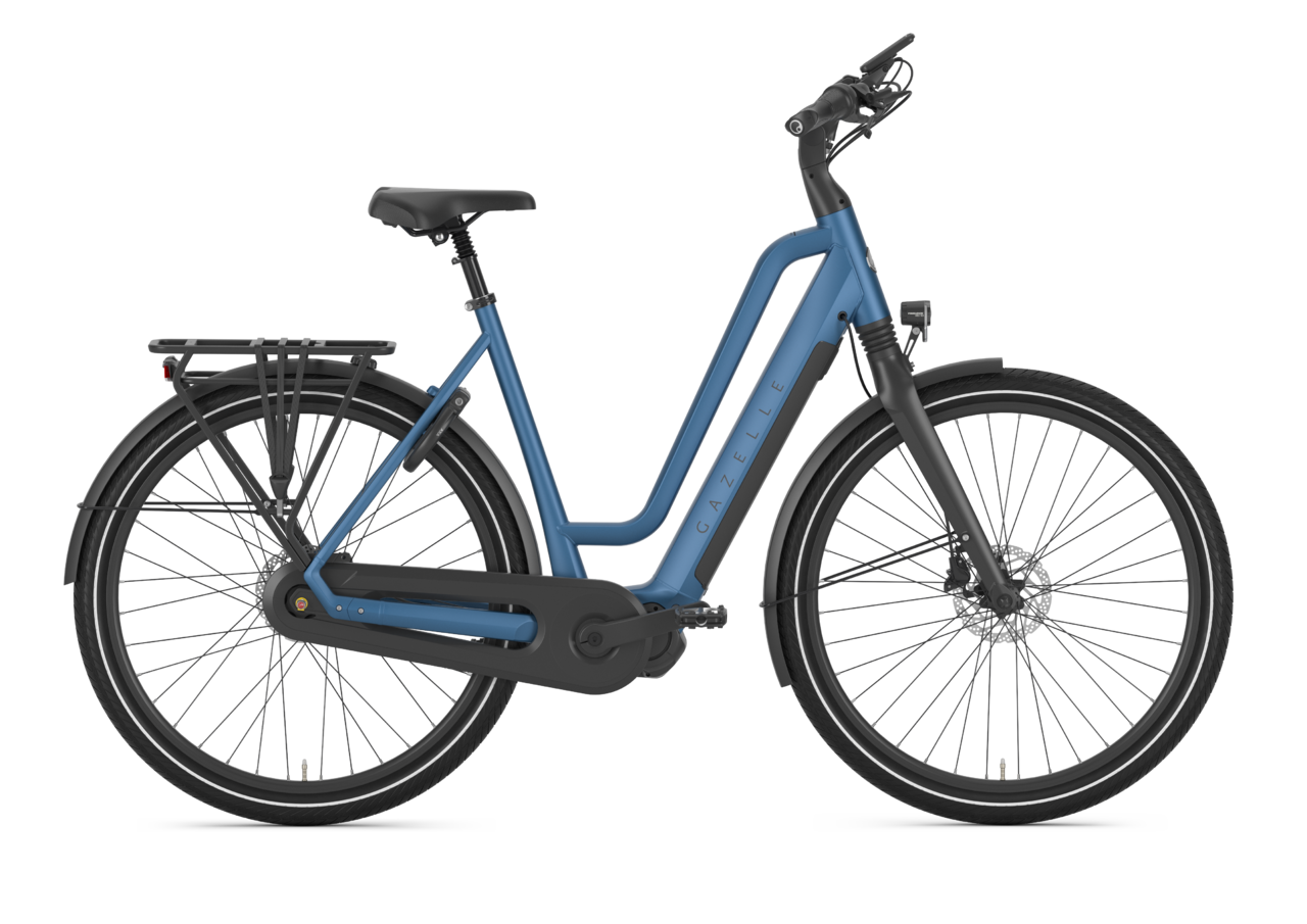 Gazelle Chamonix Hms 500wh Dame 2022 Blå - Gazelle Cykler