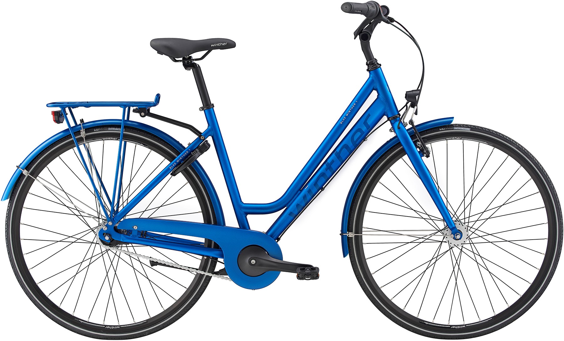 Blue Winther Dame 2023 Blå - Winther Cykler  - 5712701012408