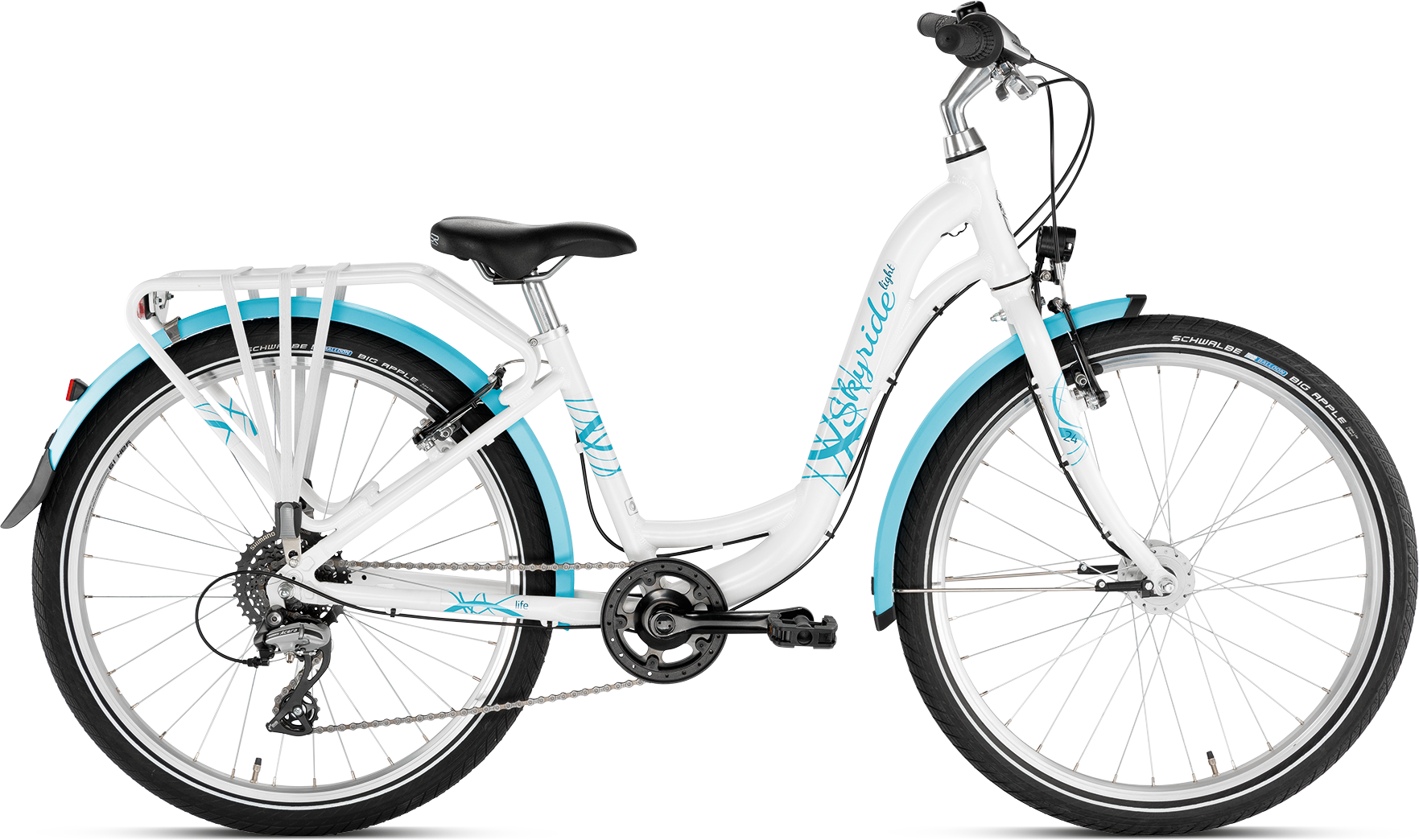 Hvid Puky Skyride Light Ampquot Blå - Puky Cykler