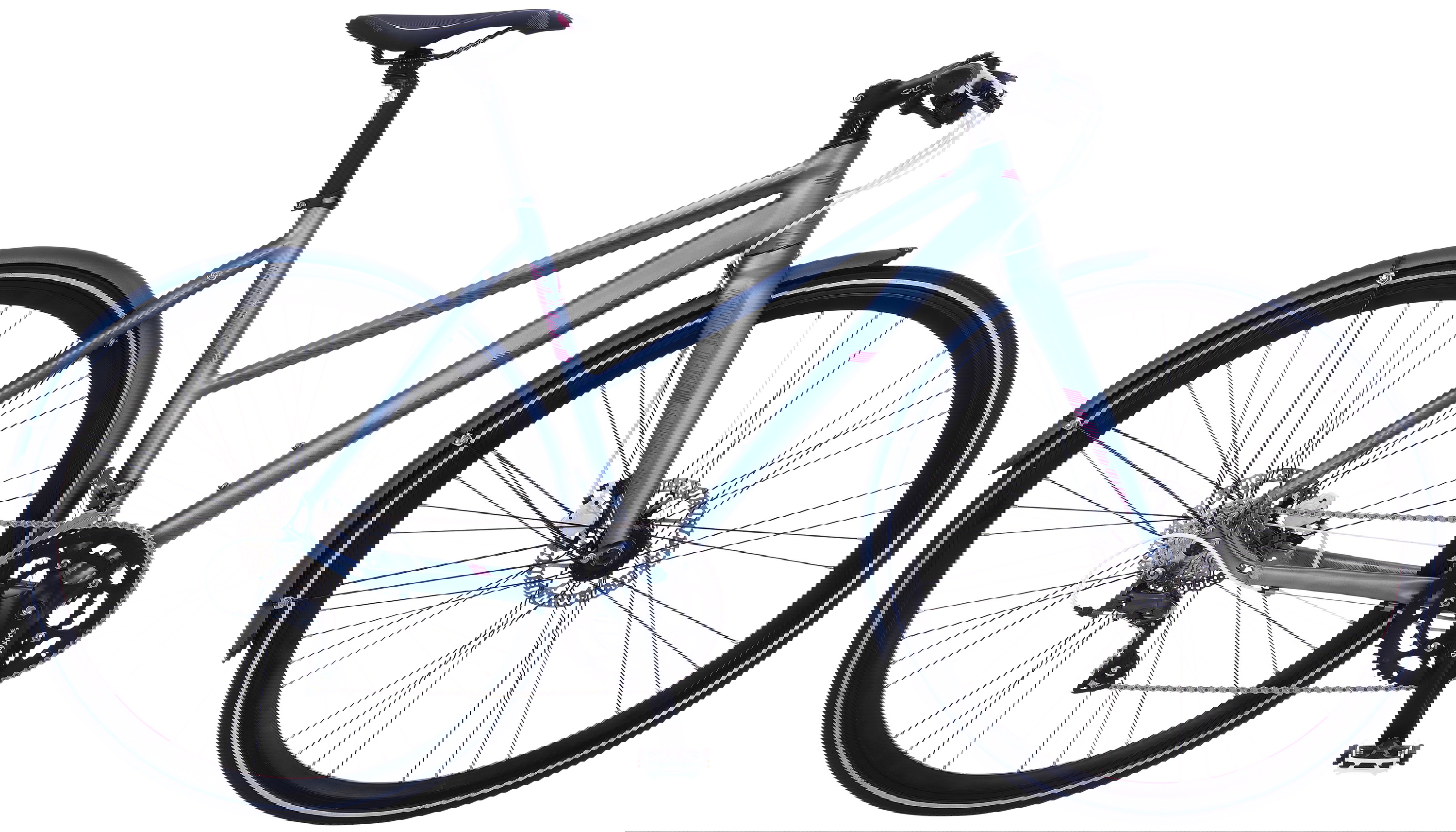 Kildemoes Logic Sport 16g Dame 2018 Blå - Kildemoes Cykler  - YNK3365501
