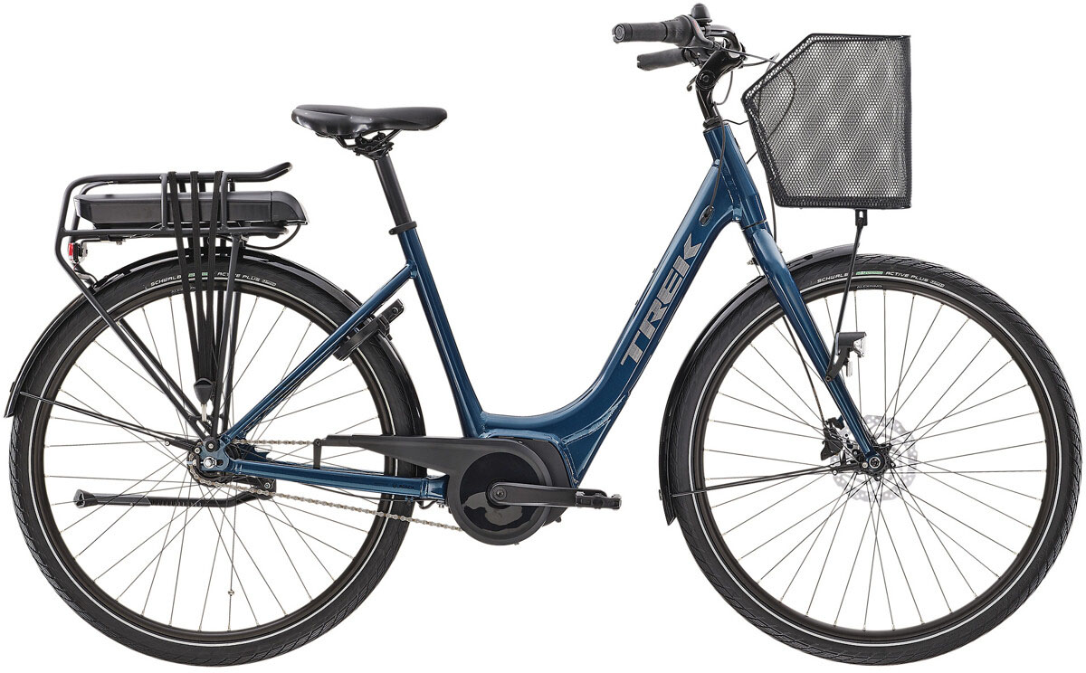Trek District Lowstep 2022 Blå - Trek Cykler  - 601842382882