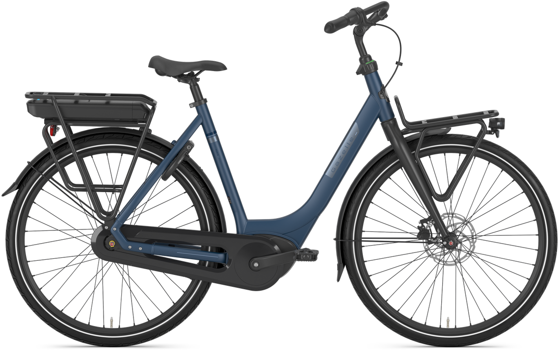 Gazelle Paris Urban Dame 2025 Blå - Gazelle Cykler  - 8717231357897