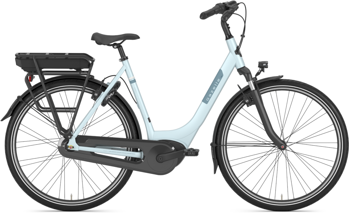 Gazelle Paris Hmb Dame 2024 Blå Udstillingsmodel - Gazelle Cykler  - 8717231357934